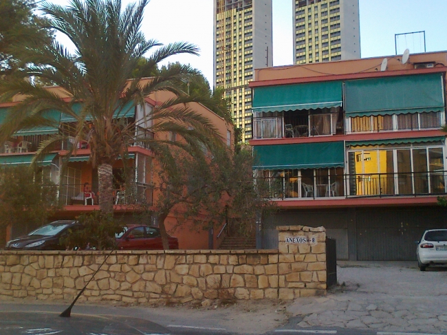 2nd row buildings, in tiempo in background, Avenida de la Armada Espanola, Anexos N8