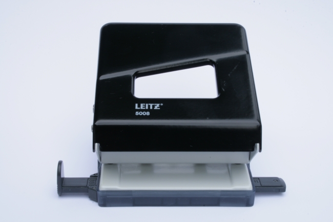 Hole puncher frontview, 