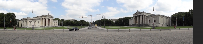 Panorama am Königsplatz, 