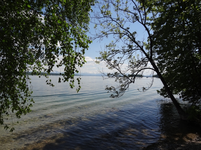 Westufer des Starnberger Sees, in der Nähe von München