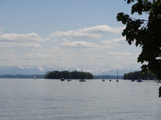 Die Alpen, in der Nähe von München