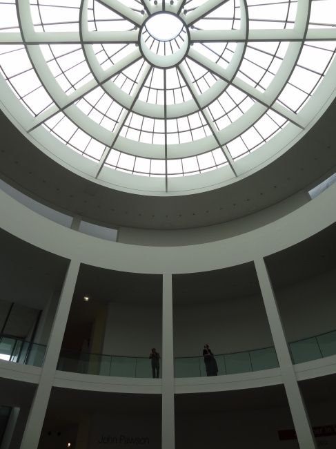 Pinakothek der Moderne, Ceiling window in the entry hall