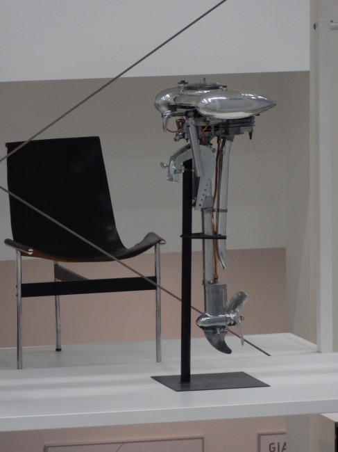 Outboard motor, Pinakothek der Moderne, Munich