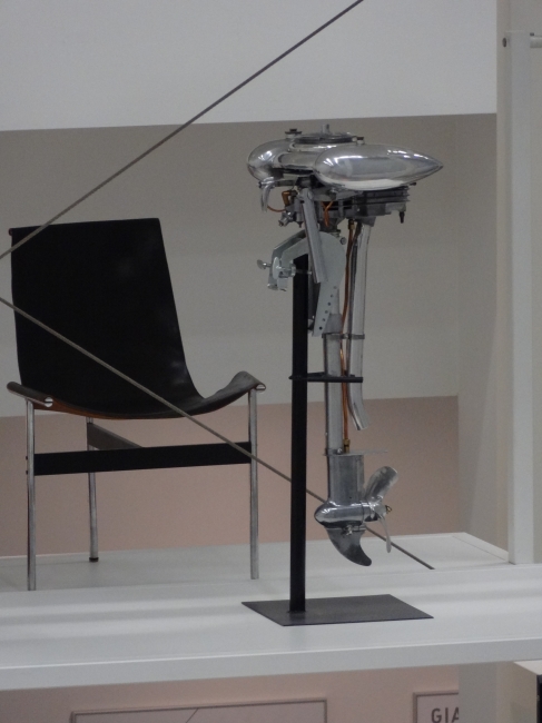 Outboard motor, Pinakothek der Moderne, Munich