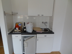 A small pantry kitchen