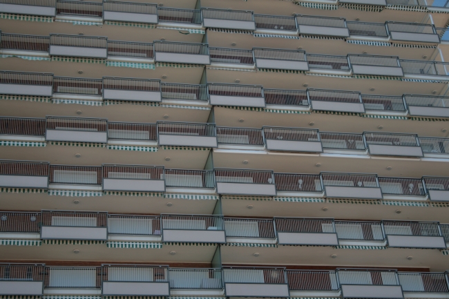 IMG_09964_Playa de Poniente_Balkons_Stock.JPG, High rise pattern, Balconies of Edificio Emperatriz B