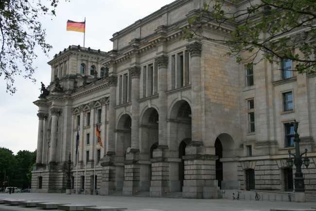 Reichstag rear entry, 