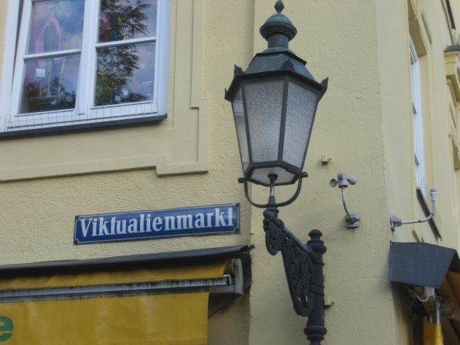 Straßenschild "Viktualienmarkt", 