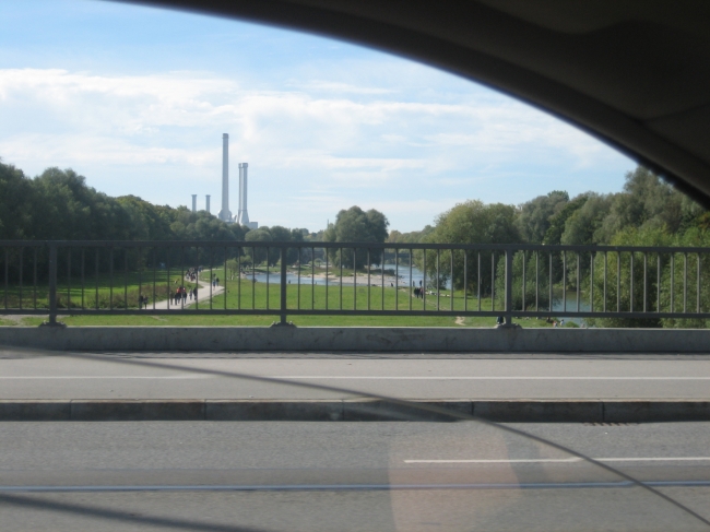 Das Kraftwerk hinter der Isar, nähe Fraunhoferstraße, 