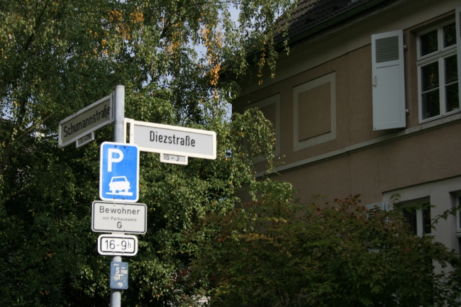 Schumannstraße Ecke Diezstraße in Bonn, 