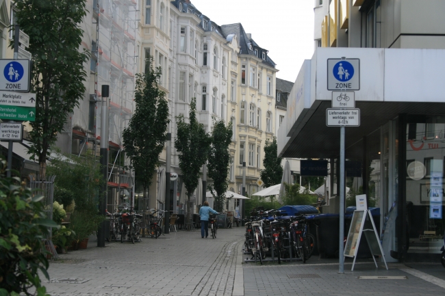 Einkaufsstraße in Bonn, 