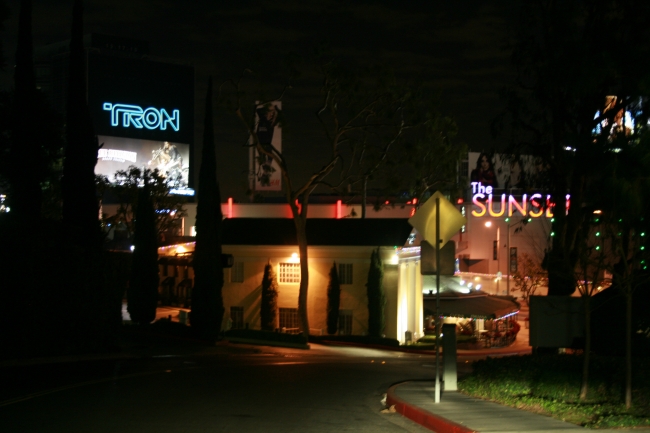 Night on Sunset Plaza Drive, 