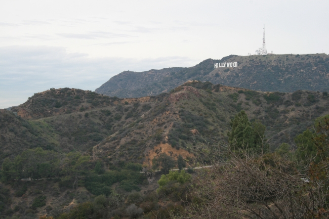 The Hollywood Sign, from Griffith Park Obs.