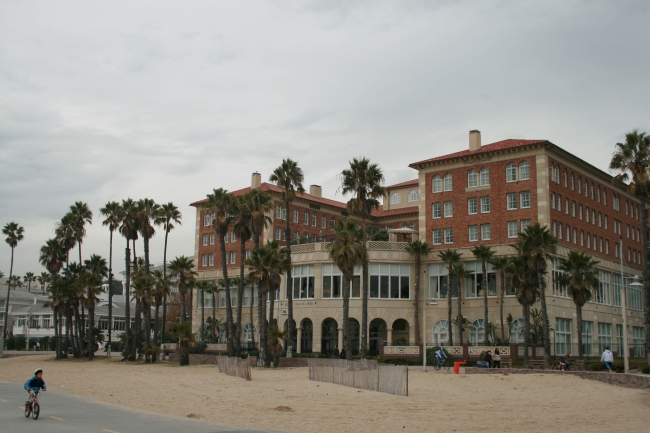 Casa Del Mar's Ocean Front in Santa Monica, Shutters on the left