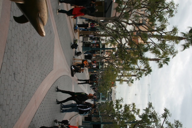 Evening on Santa Monica's 3rd Street Promenade, 