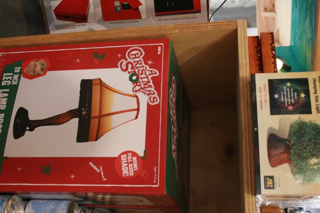 The infamous "Leg Lamp" from "A Christmas Story", 