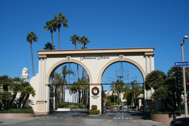 Paramount Pictures Lot on Melrose Avenue, "Melrose Gate", 