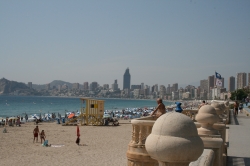 Strand vor dem Parc d'Elx