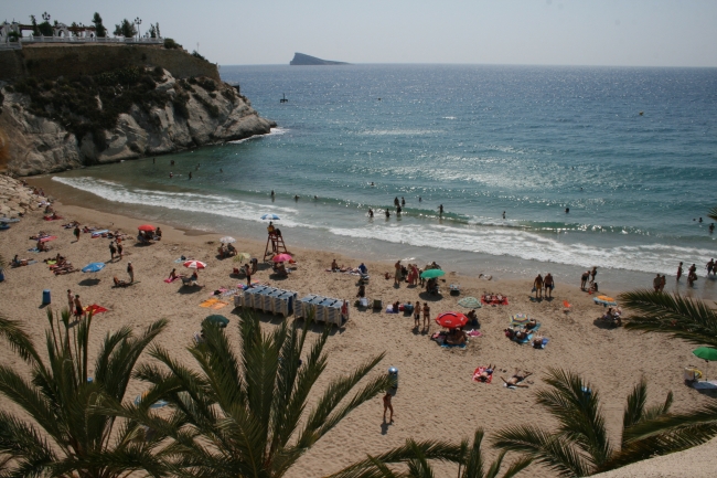 Cove at the port, Pal Mas beach