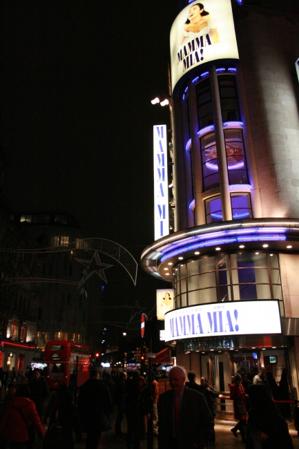 Mamma Mia! entrace at Picadilly, 