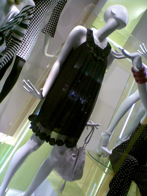 Wallis dress @ Oxford Street, mannequin