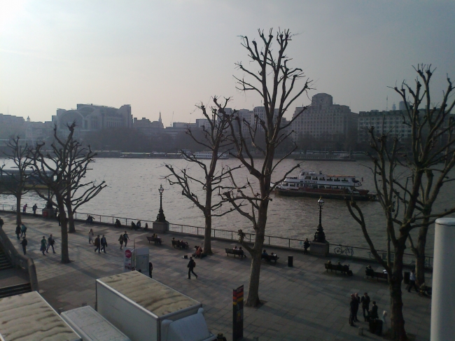 Southbank, from the bridge near IMAX, 