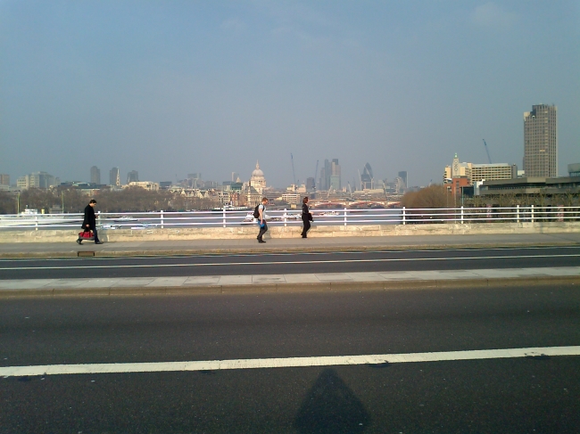 Southbank, from the bridge near IMAX, 