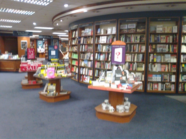 Book shop in London's West End, on Shaftesbury Ave., I think