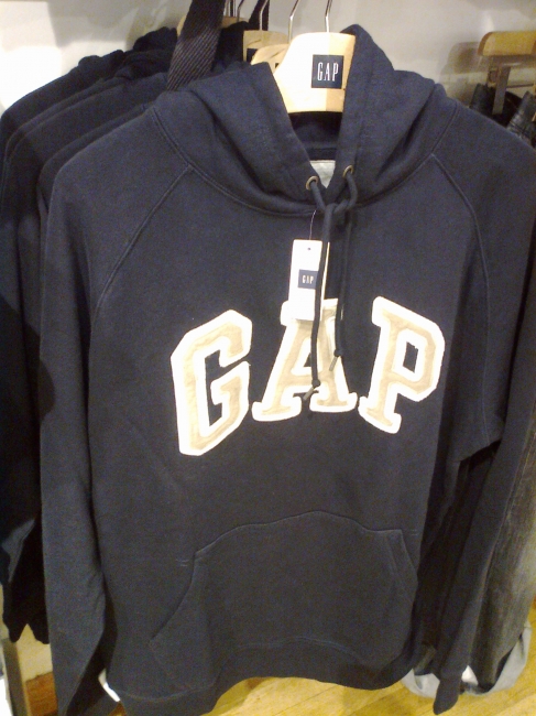 The quintessential stereotype hoodie: GAP, 