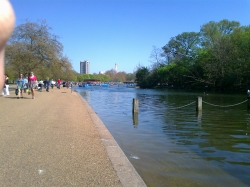 The Serpentine lake