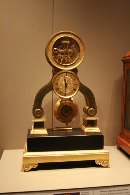 Interesting pedestal clock, 