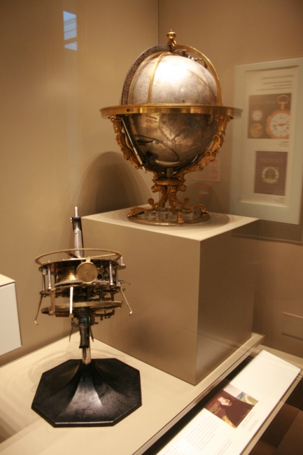 Victorian brass globe and ancient turbillon, 