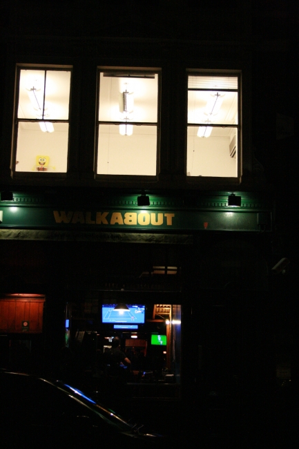 "Walkabout" pub/bar near Covent Garden, 
