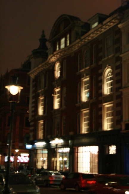 Traditional facade near Covent Garden, 