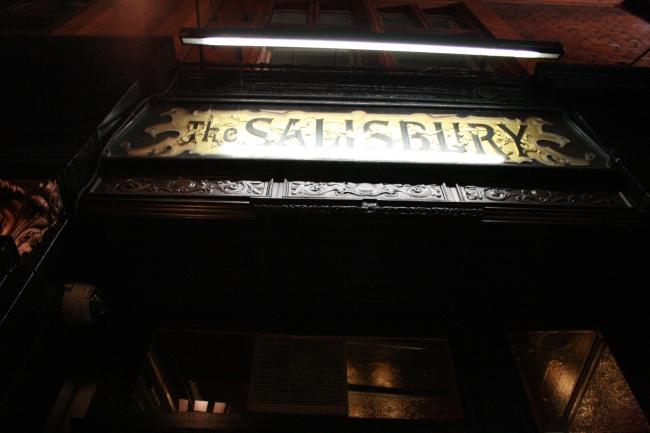 "The Salisbury" pub marquee, near Covent garden