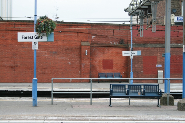 Forest Gate train station, East London