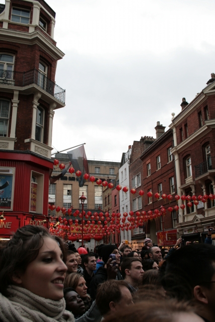 People, and lanterns