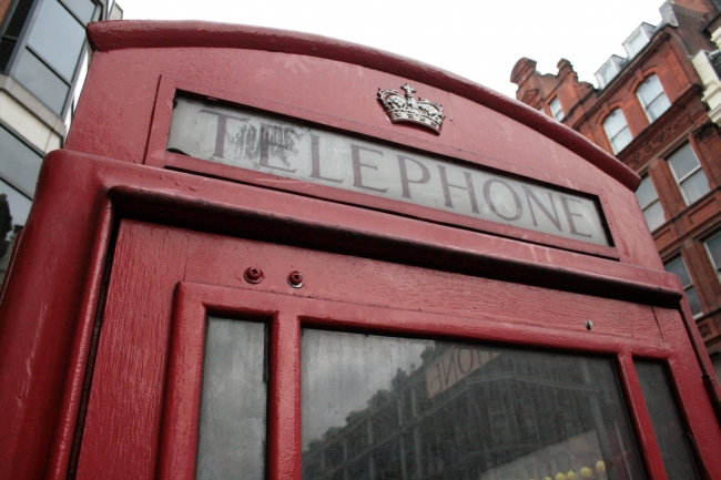 Signature red phone booth of Lodnon, 