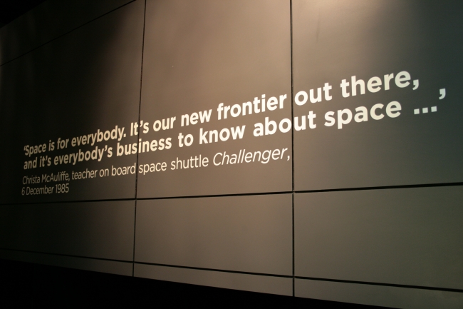 Space is for everybody. It's our new frontier out there,..., Christa McAuliffe