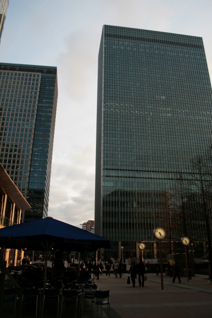 The square with the clocks, and what looks like the UN HQ