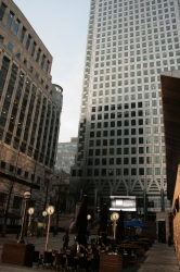 Clocks at Canary Wharf