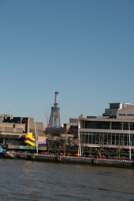 The Shard, under construction