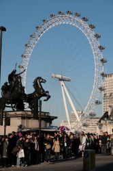 London Eye and horse 2