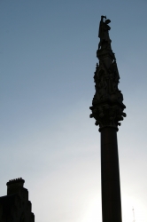 Gothic pillar at the A...