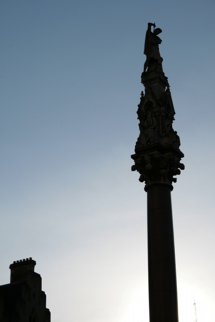 Gothic pillar at the Abbey, 