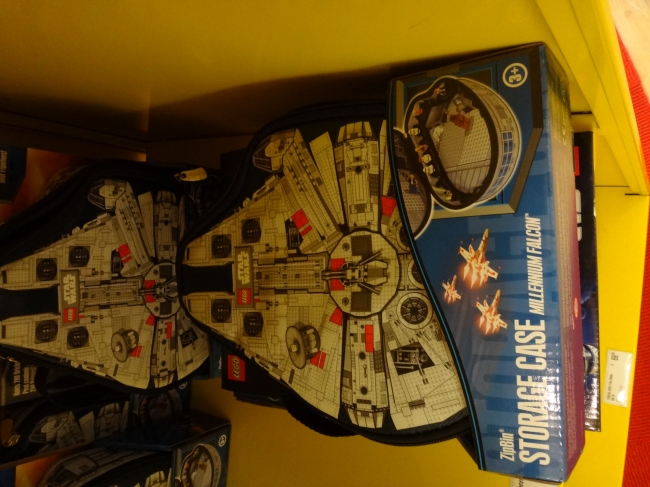 Millennium Falcon Storage Case, Star Wars Disney Lizenz; Zip Bin