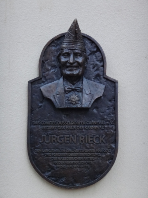 Jürgen Rieck, am Haus des Karnevals