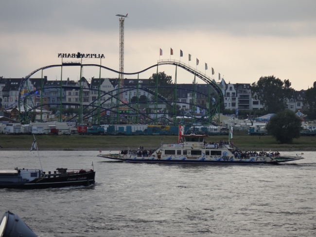 Kirmes am Rhein "Alpina Bahn" Roller-coaster, 