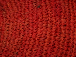 Red bast fibre knit te...