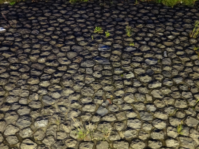 Stone pattern on the Quay walls, 